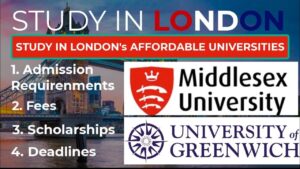 Study in London's affordable Universities
