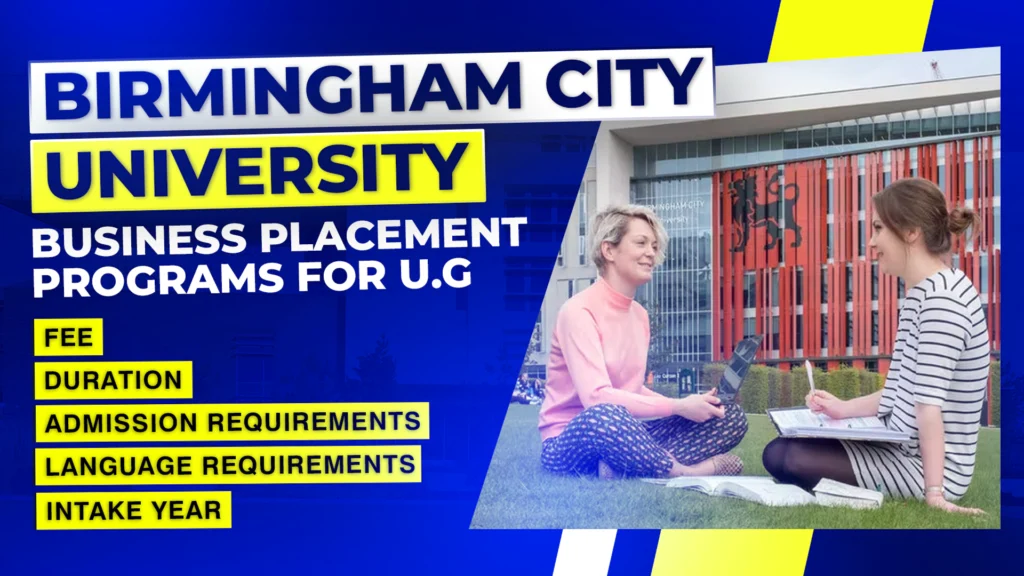 Birmingham City University | Business Placement-year Programs