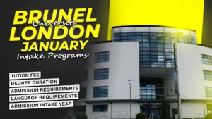 Brunel University January intake programs
