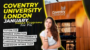 Coventry University London January Intake Programs