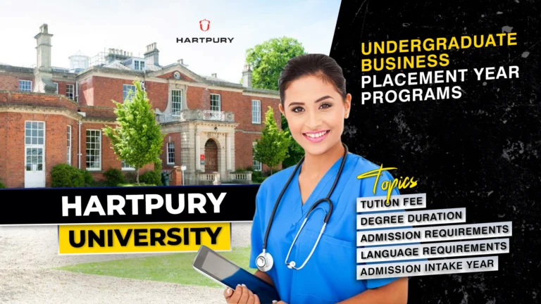 Hartpury University Undergraduate Placement programs