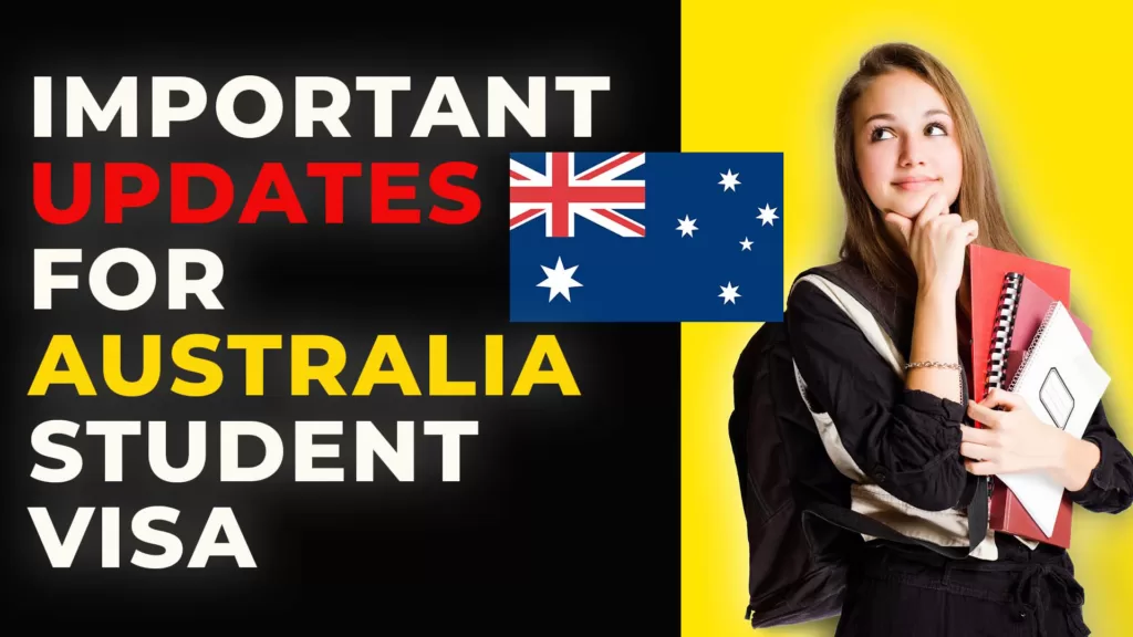 AUSRALIA VISA UPDATE