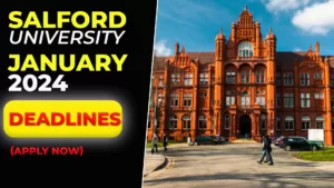 Salford University January 2024 Admissions