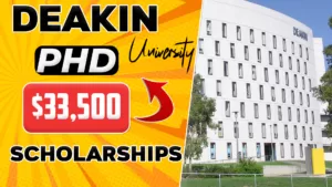 Deakin university PHD scholarships