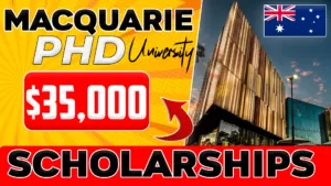 Macquarie University scholarships for PHD international students