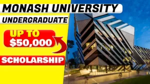 Monash university UG scholarships