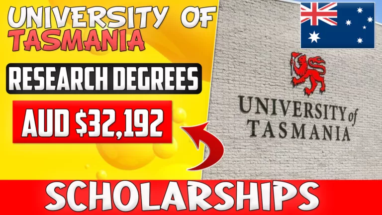 University Of Tasmania Scholarships for Research degrees