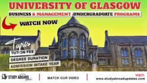 University of Glasgow Business & Management Undergraduate Programs