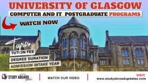 University of Glasgow Computer & IT Postgraduate Programs