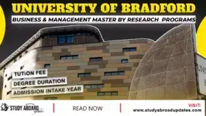 University of Bradford Business & Management Master by Research Programs