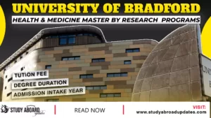 University of Bradford Health & Medicine Master by Research programs