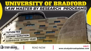 University of Bradford Law Master by Research Programs
