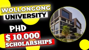 Wollongong university PHD Scholarship