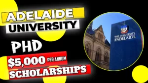adelaide University PHD Scholarship