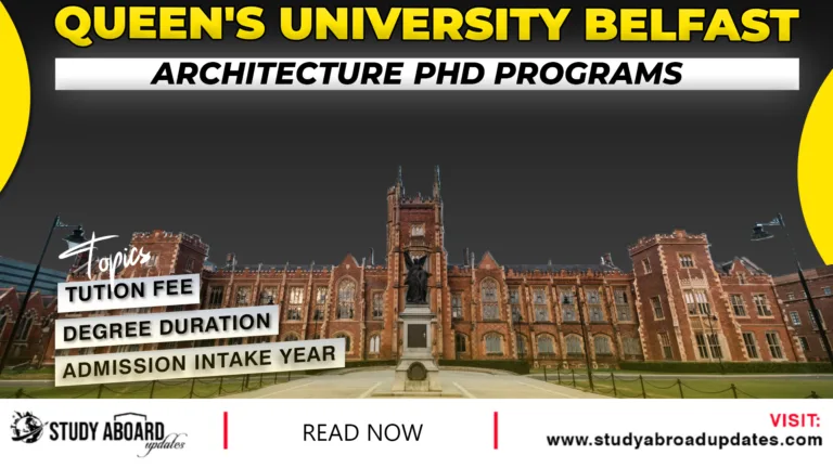 Architecture Phd