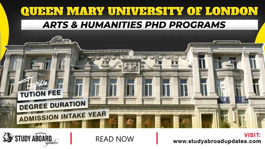 Arts & Humanities Phd Programs