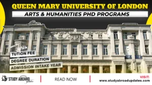 Arts & Humanities Phd Programs