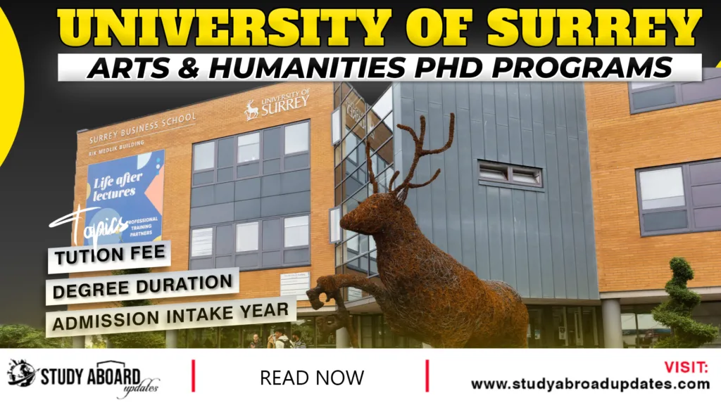 Arts & Humanities Phd Programs