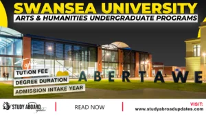 Swansea University Arts & Humanities Undergraduate Programs
