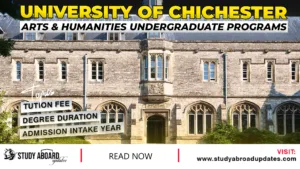 University of Chichester Arts & Humanities Undergraduate Programs