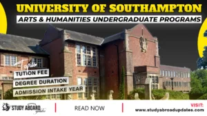 Arts & Humanities Undergraduate Programs