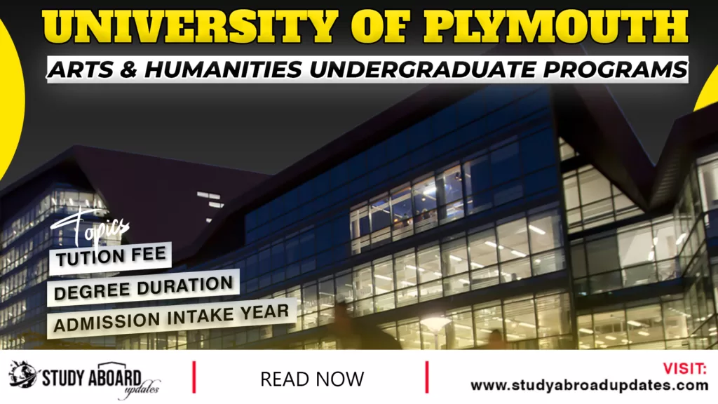 Arts & Humanities Undergraduate Programs