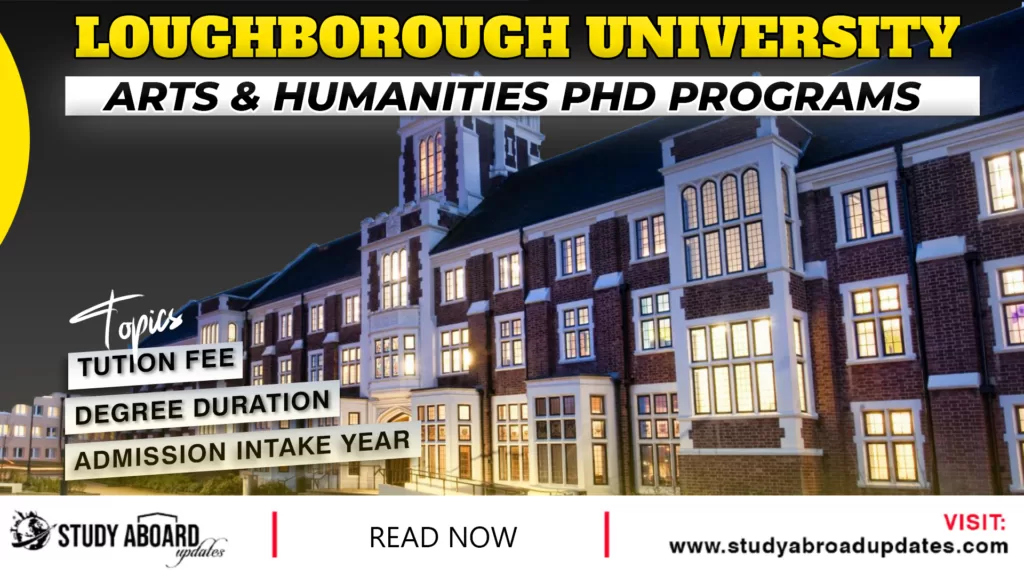 Arts & Humanities phd Programs