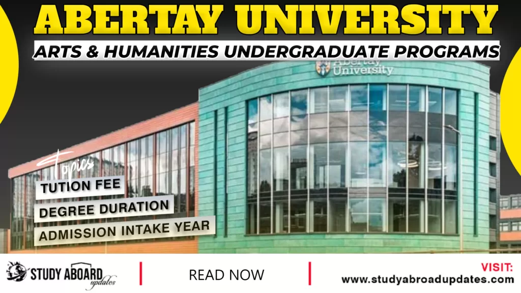 Arts & Humanities undergraduate Programs