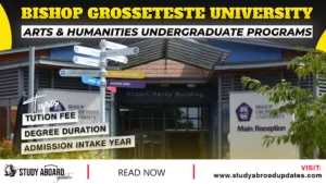 Arts & Humanities undergraduate Programs