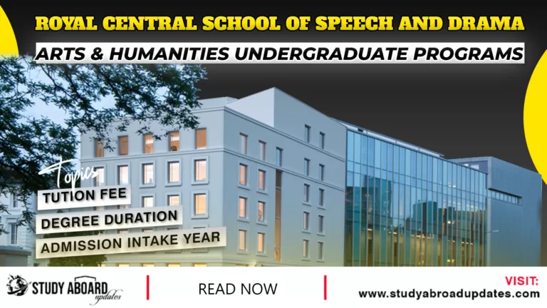 Arts & Humanities undergraduate Programs