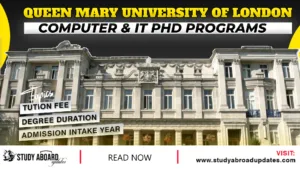 Computer & IT Phd Programs