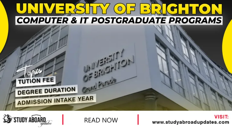 Computer & IT Postgraduate