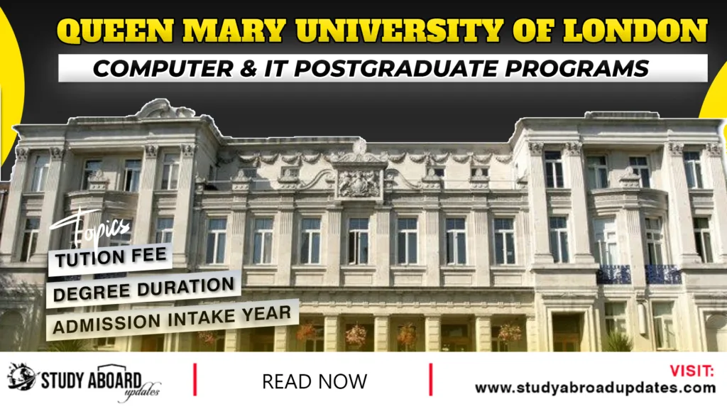 Computer & IT Postgraduate Programs