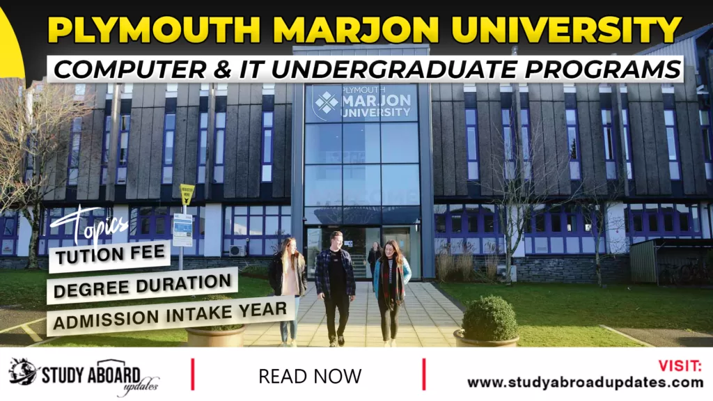 Plymouth Marjon University Computer & IT Undergraduate Programs