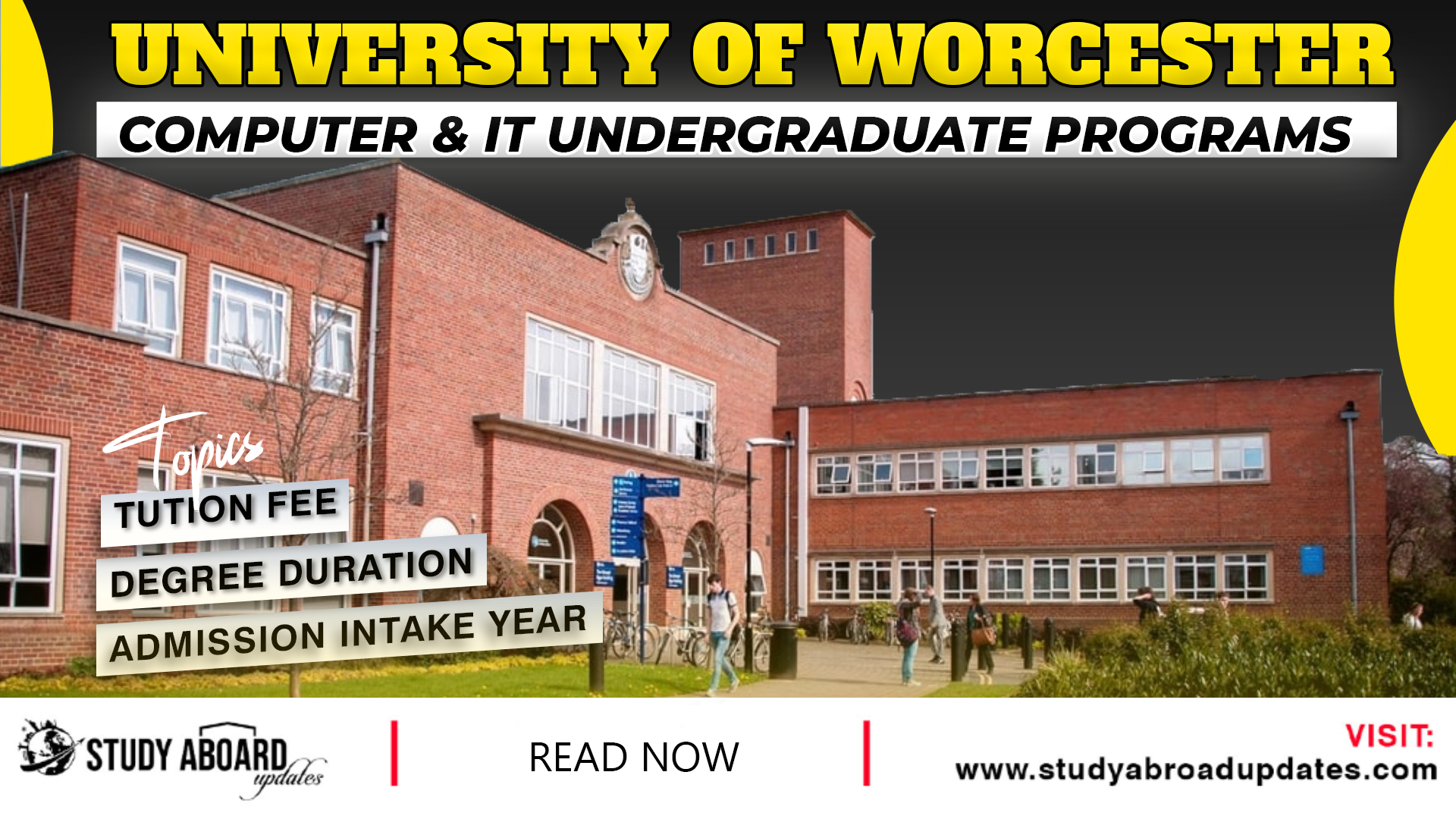 World Computer College University of Worcester Computer & IT Undergraduate Programs