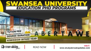 Swansea University Education phd Programs