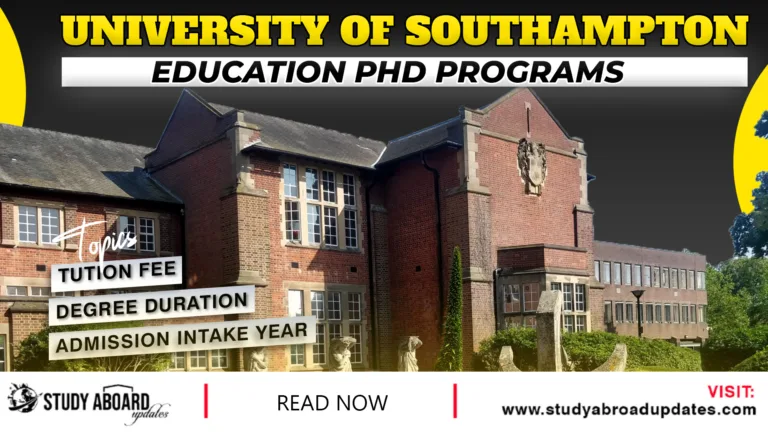 Education Phd Programs