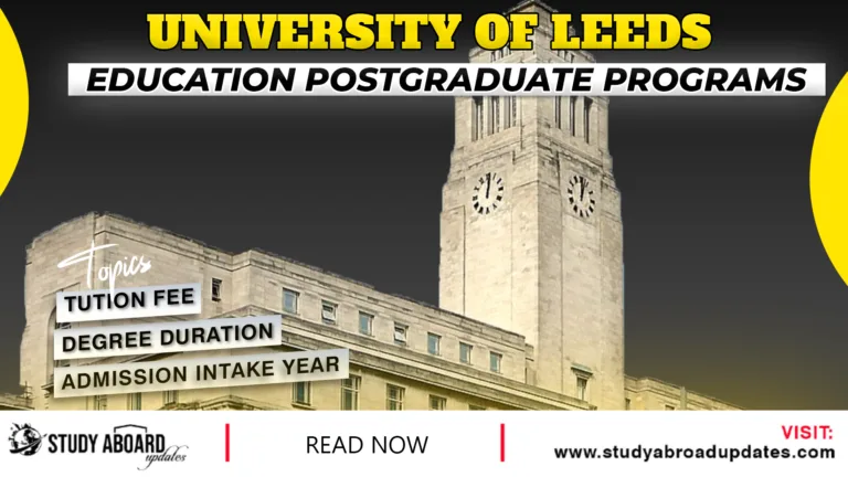 Education Postgraduate Programs