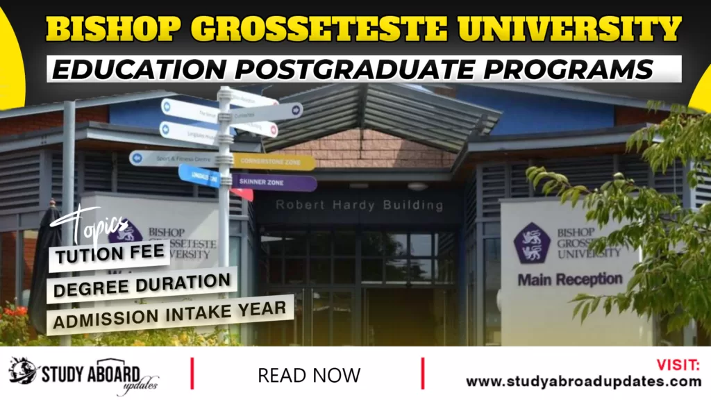 Education Postgraduate Programs