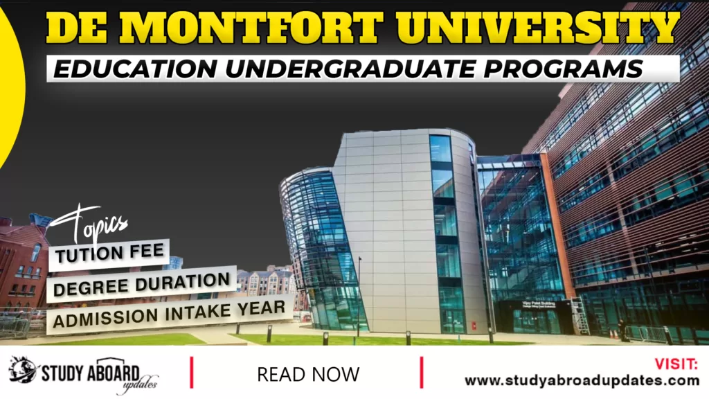 Education Undergraduate Programs