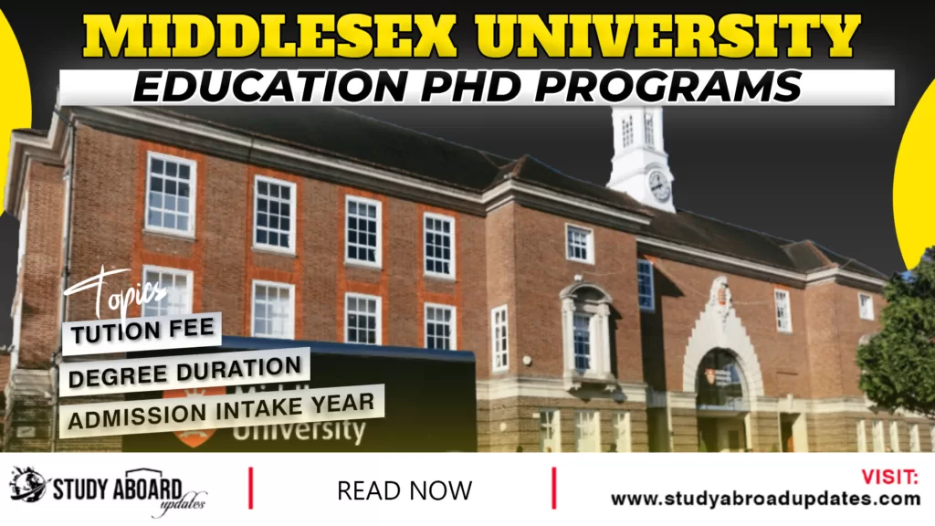 Education phd Programs