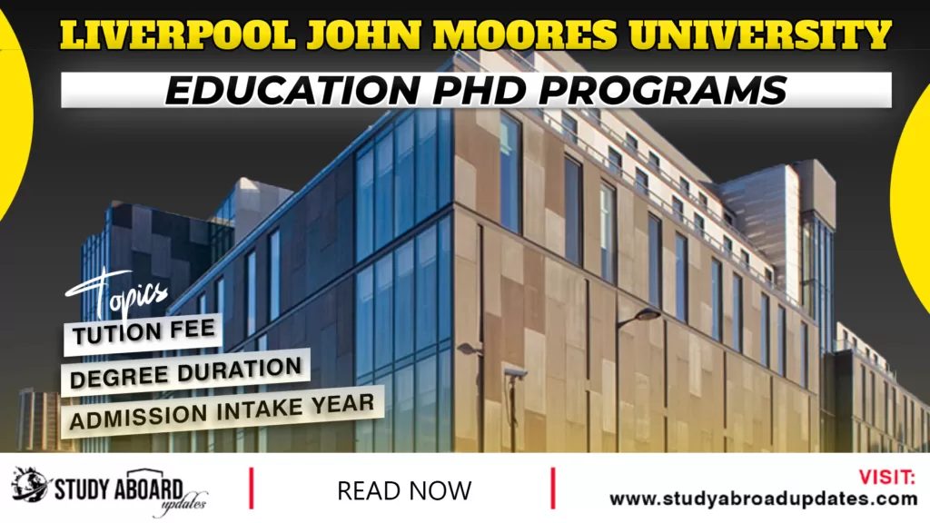 Education phd Programs