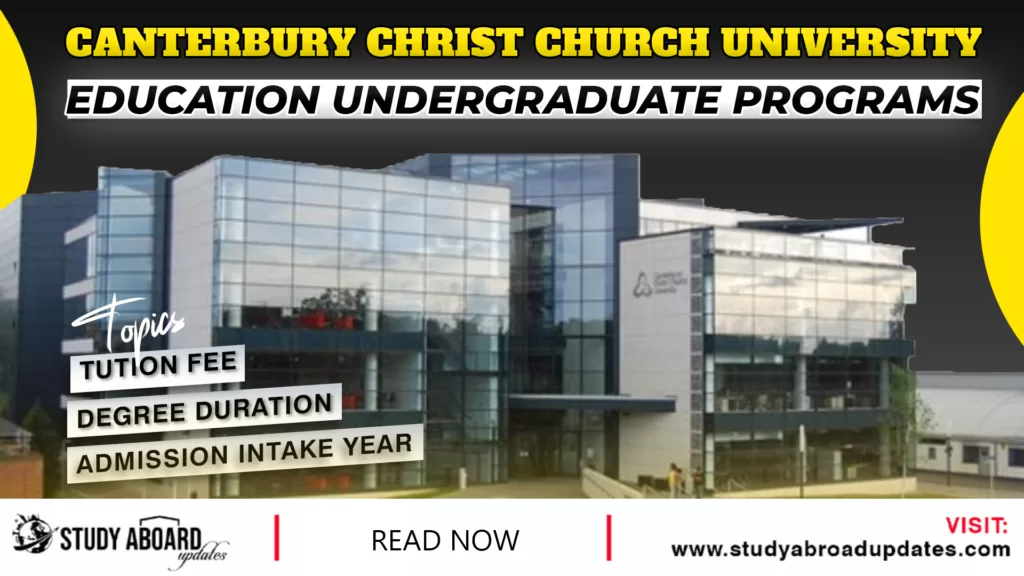 Education undergraduate Programs