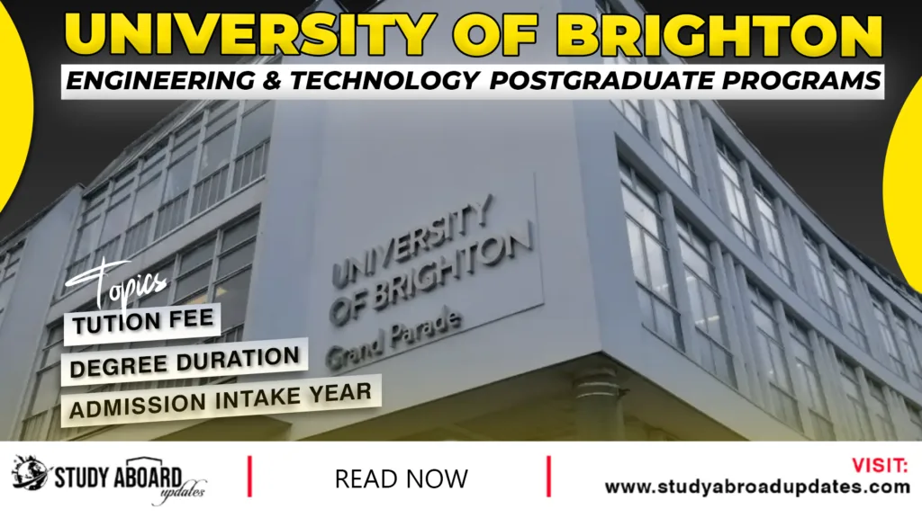 Engineering & Technology Postgraduate