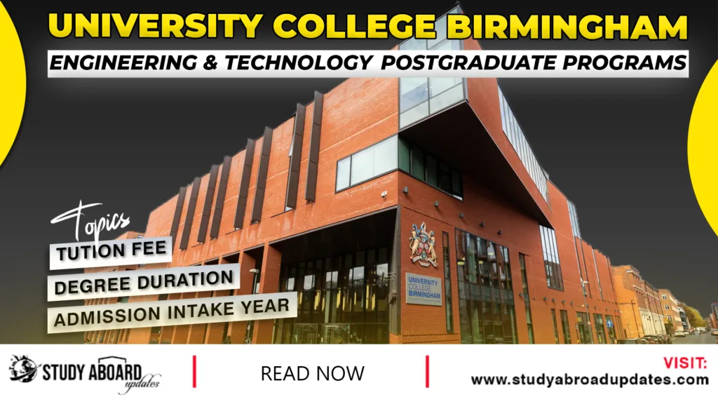 Engineering & Technology Postgraduate