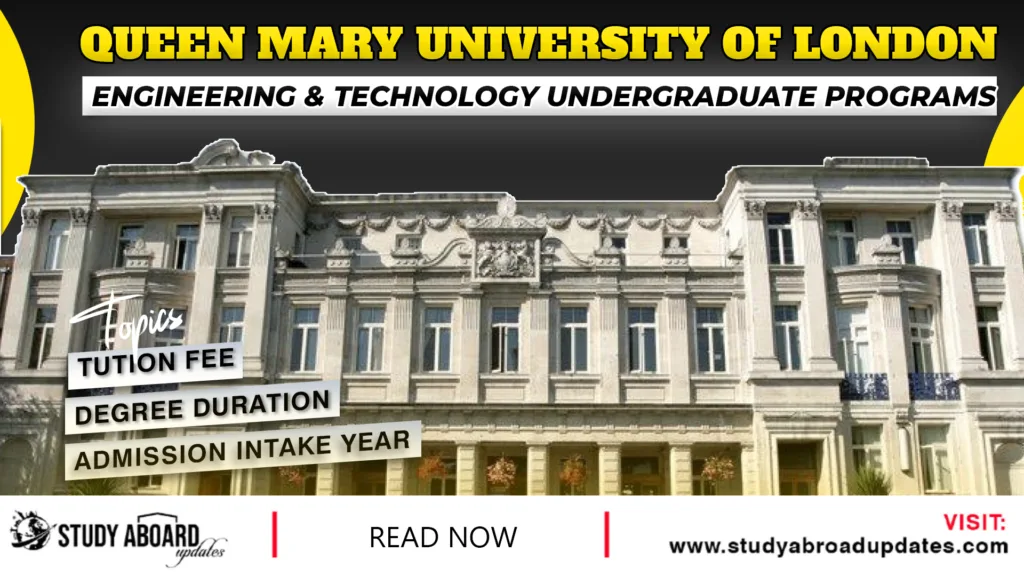 Engineering & Technology Undergraduate Programs