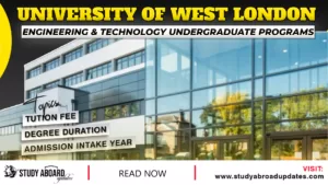 Engineering & Technology Undergraduate Programs