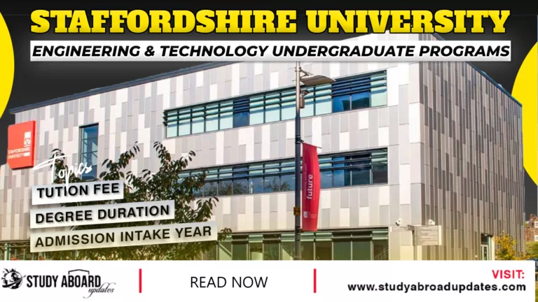 Engineering & Technology Undergraduate Programs