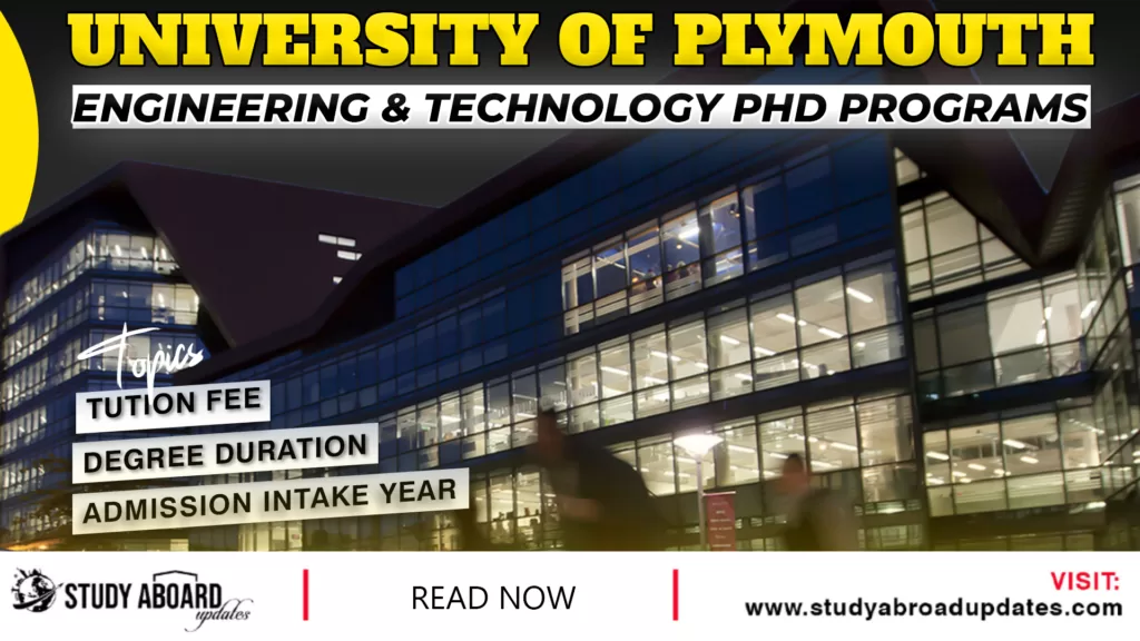 Engineering & Technology phd Programs