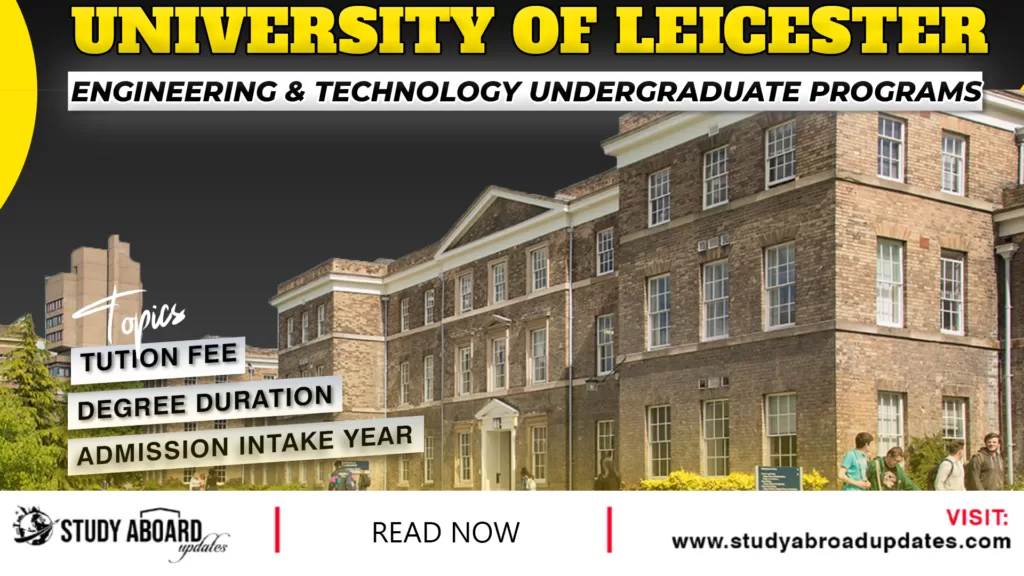 Engineering & Technology undergraduate Programs